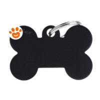 My Family Medaglietta Basic Aluminium Osso XL Alluminio Nero >>>INCISIONE_GRATIS