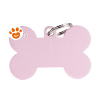 My Family Medaglietta Basic Aluminium Osso XL Alluminio Rosa >>>INCISIONE_GRATIS