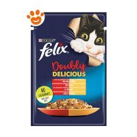 Purina Cat Felix Doubly Delicious Manzo e Pollame In Gelatina