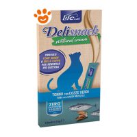 Life Cat Delisnack Natural Cream Tonno e Cozze Verdi