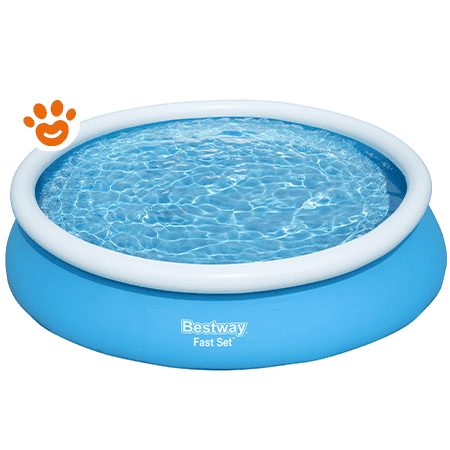 Bestway Piscina Rotonda Fast Set Gonfiabile (Ø366x76cm) con Pompa a Filtro Art. 57274 - Fast Set (Ø366x76cm)