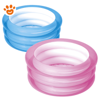 Bestway Piscina Rotonda per Bambini con Fondo a 3 Anelli Gonfiabile (70x30cm) Art. 51033