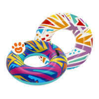 Bestway Ciambella Salvagente Per Nuoto Disegno Geometrico (107cm)