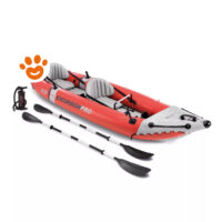 Intex Canoa Gonfiabile Excursion K2 Con Remi e Pompa (384x94x46cm) Art. 68309