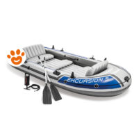Gommone gonfiabile Excursion 5 con remi e pompa