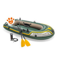 Intex Canotto Gonfiabile Seahawk 2 Con Remi e Pompa (236x114x41cm) Art. 68347
