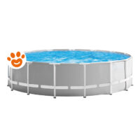 Intex Piscina Rotonda Prisma Frame (Ø457x122cm) con Pompa a Filtro Art. 26726