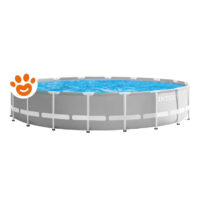 Intex Piscina Rotonda Prisma Frame (Ø549x122cm) con Pompa a Filtro Art. 26732