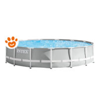 Intex Piscina Rotonda Prisma Frame (Ø457x107cm) con Pompa a Filtro Art. 26724