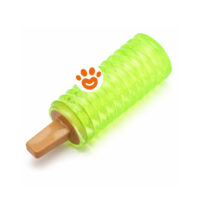 Giocattolo masticabile verde per cane in gomma