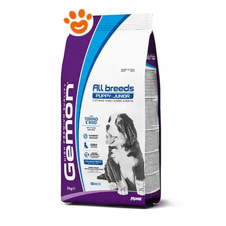 Monge Gemon Dog All Breed Puppy e Junior Tonno con Riso