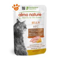 Almo Nature Cat HFC Jelly Filetti di Pollo e Formaggio