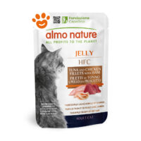Almo Nature Cat HFC Jelly Tonno, Pollo e Prosciutto