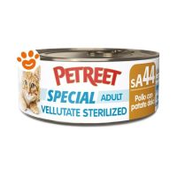 Petreet Cat Adult Le Vellutate Sterilizzato al Pollo con Patate