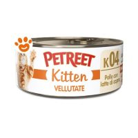 Petreet Cat Kitten Vellutate al Pollo con Latte di Capra