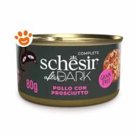 Schesir Cat After Dark Complete Filetti in Brodo di Pollo con Prosciutto