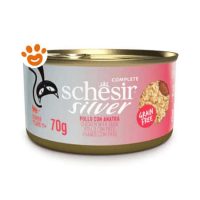 Schesir Cat Senior Silver Filetti di Pollo con Anatra