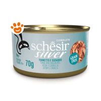 Schesir Cat Senior Silver Filetti di Tonnetto e Sgombro