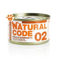 Natural Code 2 Cat Adult al Pollo e Gamberetti
