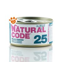 Natural Code 25 Cat Adult al Pollo e Sardine in Jelly