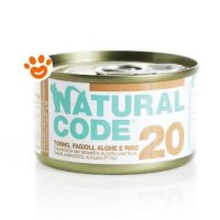 Natural Code 20 Cat Adult al Tonno, Fagioli e Alghe