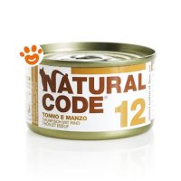 Natural Code 12 Cat Adult al Tonno e Manzo