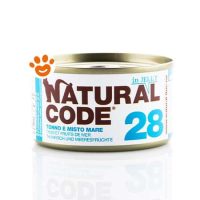 Natural Code 28 Cat Adult al Tonno e Misto Mare in Jelly