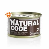 Natural Code 01 Cat Senior ai Fiocchi di Pollo