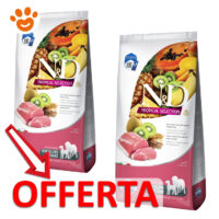 Sacchi crocchette cane N&D Tropical Selection offerta