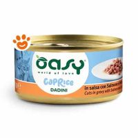 Oasy Cat Caprice Dadini in Salsa al Salmone e Pollo
