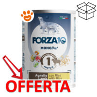 Scatoletta Forza10 Monodiet agnello e riso offerta
