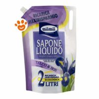 Milmil Ricarica Sapone Liquido Universale Talco e Iris