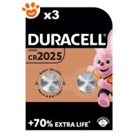Duracell Batterie a Bottone CR2025 3 V Pile al Litio
