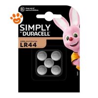Duracell Batterie a Bottone Simply LR44 1,5 V