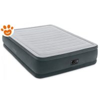 Intex Airbed Materasso Matrimoniale Dura-Beam Comfort-Plush Elevated (152x203x46cm) Art. 64414
