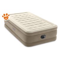 Intex Airbed Materasso Singolo Dura-Beam Deluxe Ultra Plush (99x121x46cm) Art. 64426