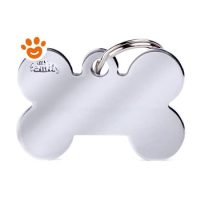 My Family Medaglietta Bone Ottone Cromato Piccolo >>>INCISIONE_GRATIS