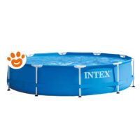 Intex Piscina Rotonda Metal Frame (Ø305x76cm) con Pompa a Filtro Art. 28202