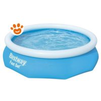 Bestway Piscina Rotonda Fast Set Gonfiabile (Ø305x76cm) con Pompa a Filtro Art. 57270