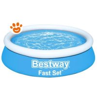 Bestway Piscina Rotonda Fast Set Gonfiabile (Ø366x76cm) Art. 57273