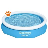 Bestway Piscina Rotonda Fast Set Gonfiabile (Ø244x61cm) Art. 57448