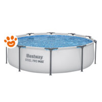 Bestway Piscina Rotonda Steel Pro Max (Ø305x76cm) con Pompa a Filtro Art. 56406