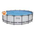 Bestway Piscina Rotonda Steel Pro Max (Ø488x122cm) con Pompa a Filtro Art. 5612Z - Steel Pro Max (Ø488x122cm)