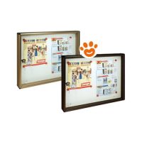 Alubox bacheche porta avvisi all.40x55x5 bc/2