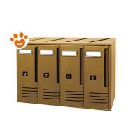 Alubox blocchiere cubo bronzo -c4