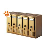 Alubox blocchiere cubo bronzo -c5