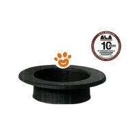 Ala rosoni 2 mm. Nero opaco diam. 15