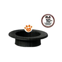 Ala rosoni 2 mm. Nero opaco diam. 16