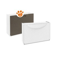 Art plast scarpiere rattan harmony box tortora