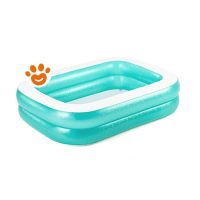 Bestway Piscina Rettangolare Family a 2 Anelli Gonfiabile (146x200x48cm) Art. 54005